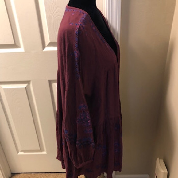 “NEW” Free People Arianna Embroidered Tunic - Picture 6 of 7